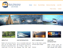 Tablet Screenshot of bluedolphinmarina.com